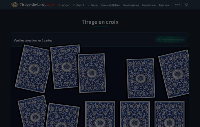 Page d'accueil de tirage-de-tarot.com
